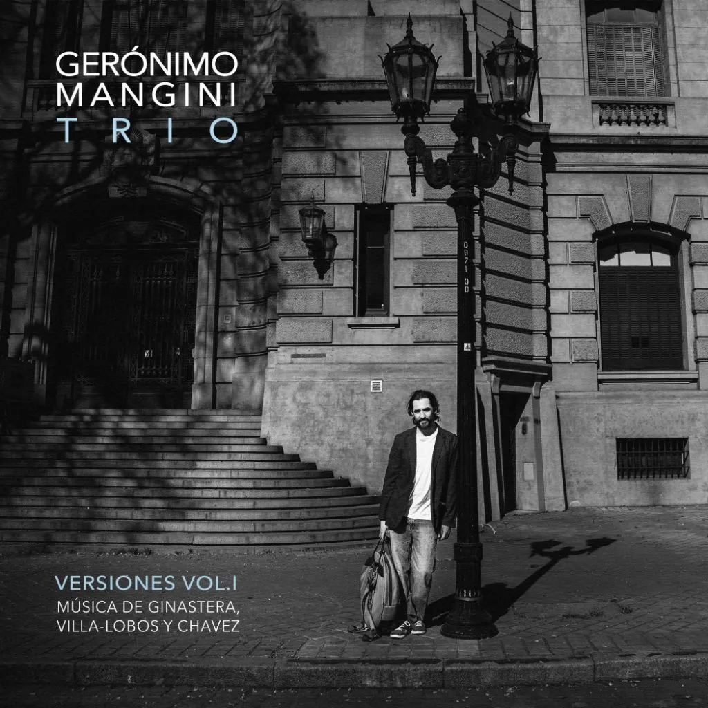 Gerónimo Mangini Trío - Portada del álbum Versiones Vol. 1 reinterpretando autores clásicos latinoamericanas